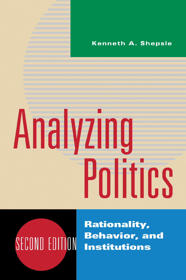 Shepsle Analyzing Politics Test Bank 2nd Ed IMG-1