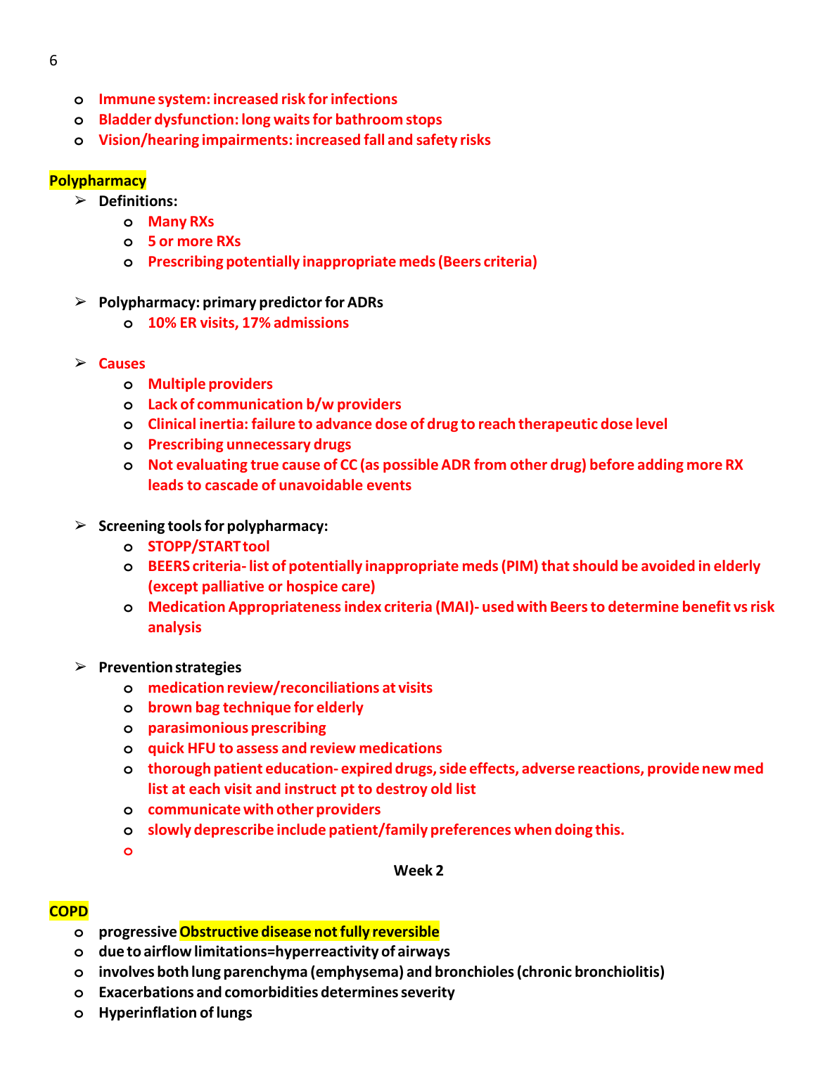 NR 601 Midterm Review Notes | Geriatric Care & Assessment Guide IMG-3