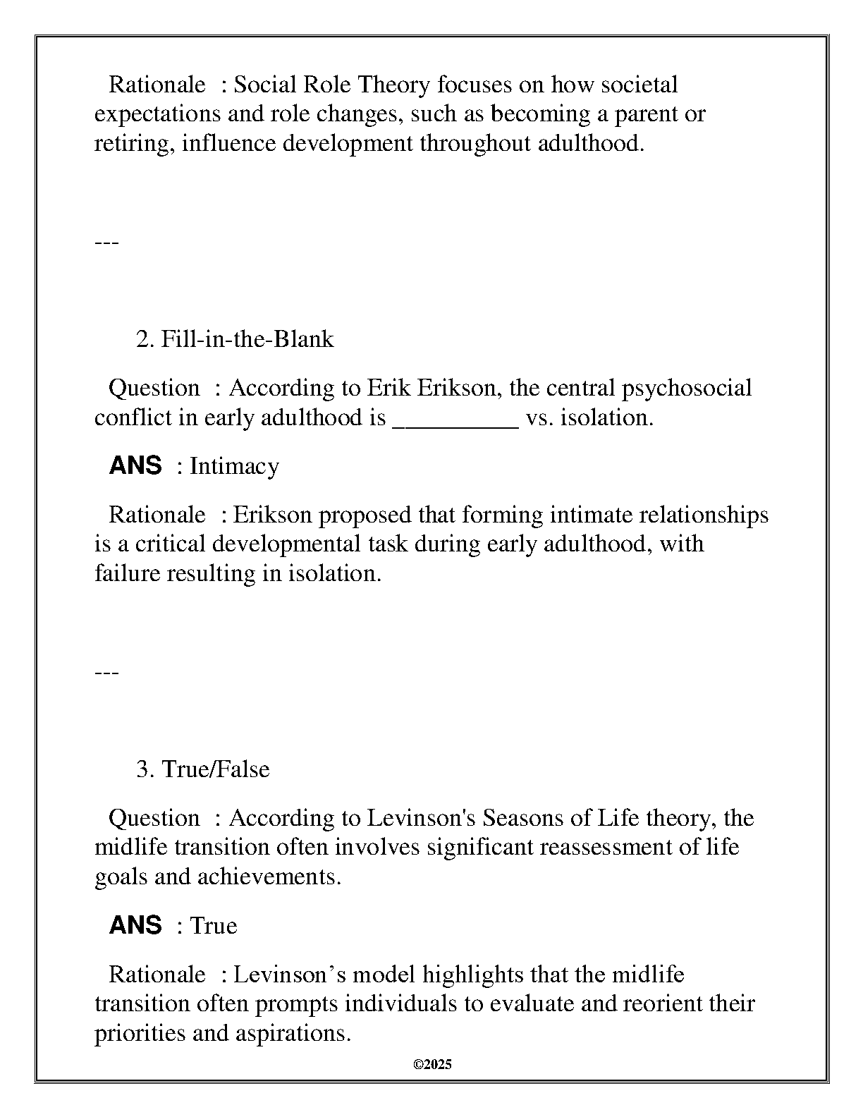 WGU Adult Psych D569 FA Review Qs As 2025