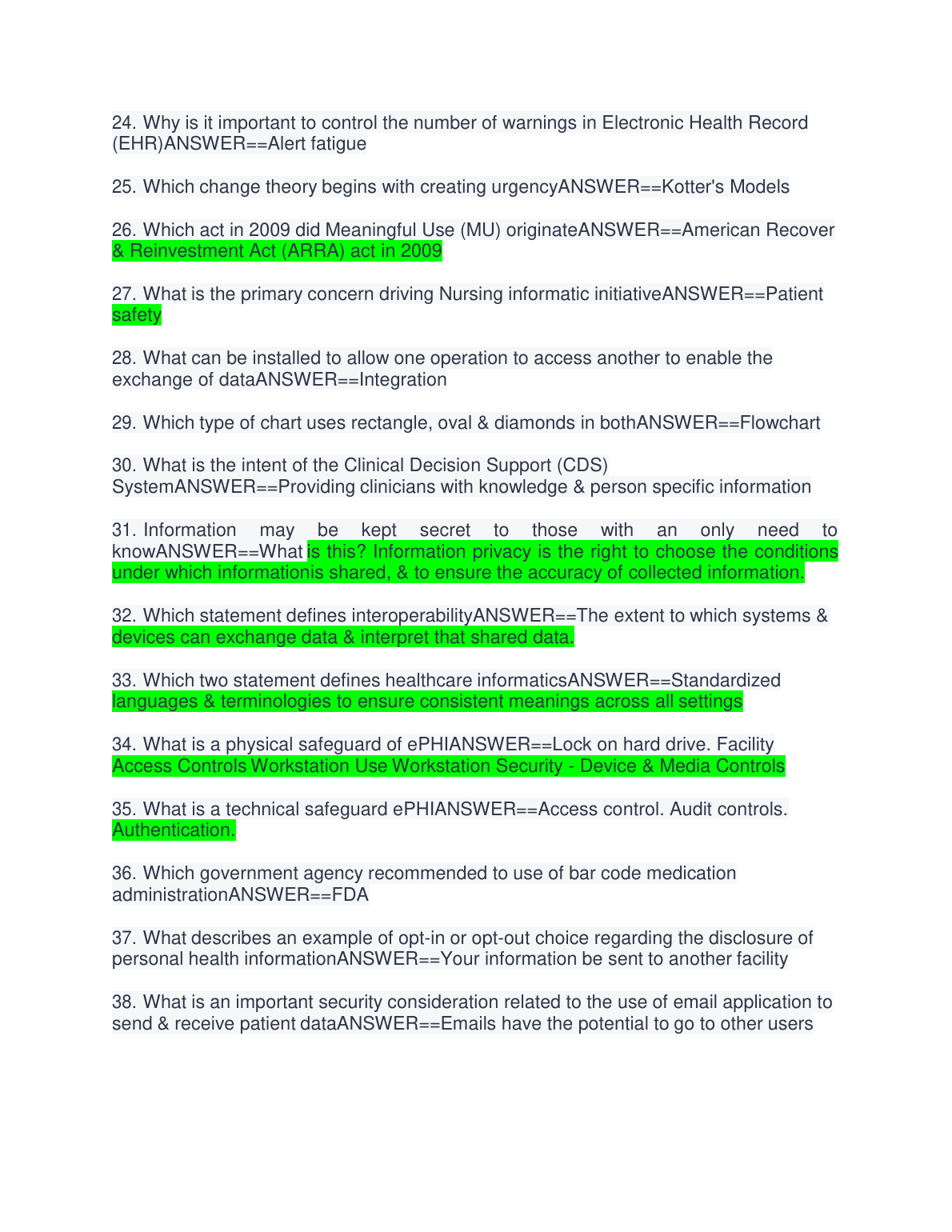 WGU D220 Info Tech in Nursing Exam Prep Q&A IMG-1