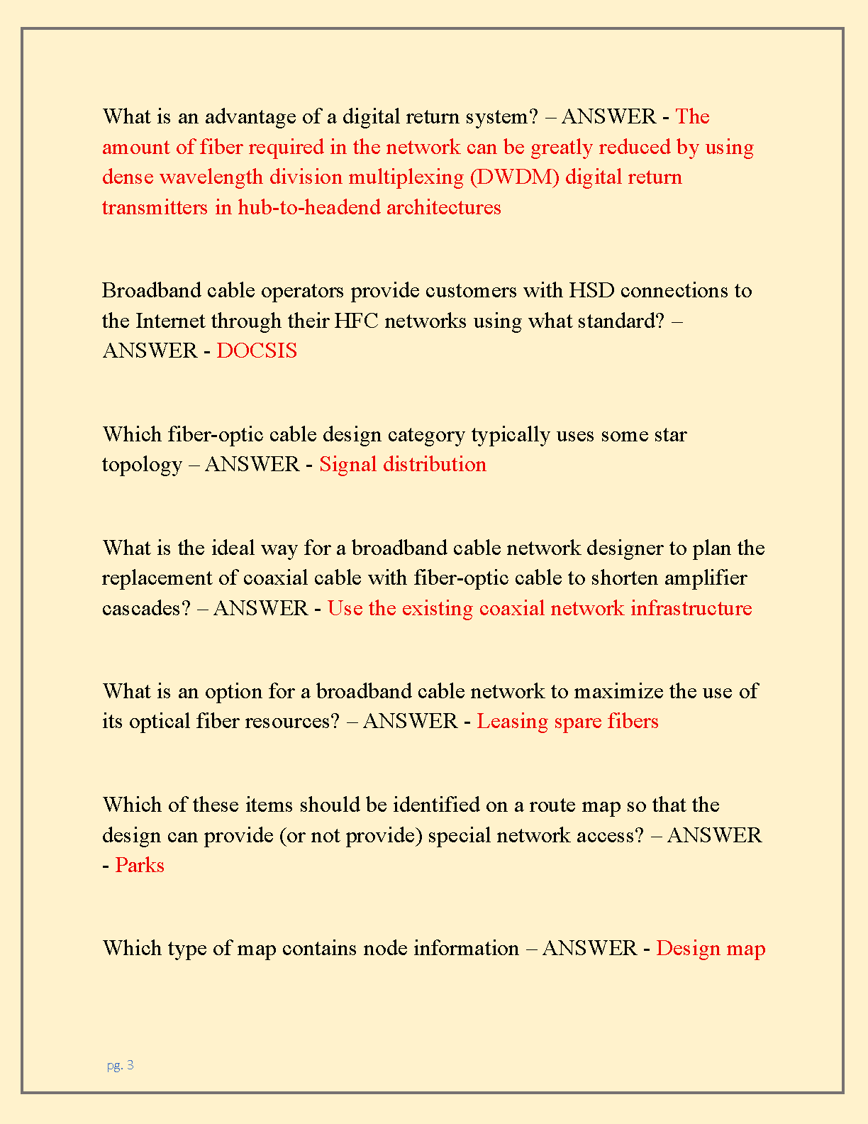 NCTI Fiber Install & Activation Exam Test Bank 2026 IMG-3