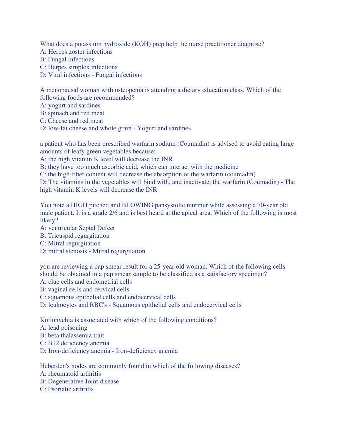 ANCC FNP Practice Exams 2026/27 | High-Yield Review Qs & Answers IMG-1