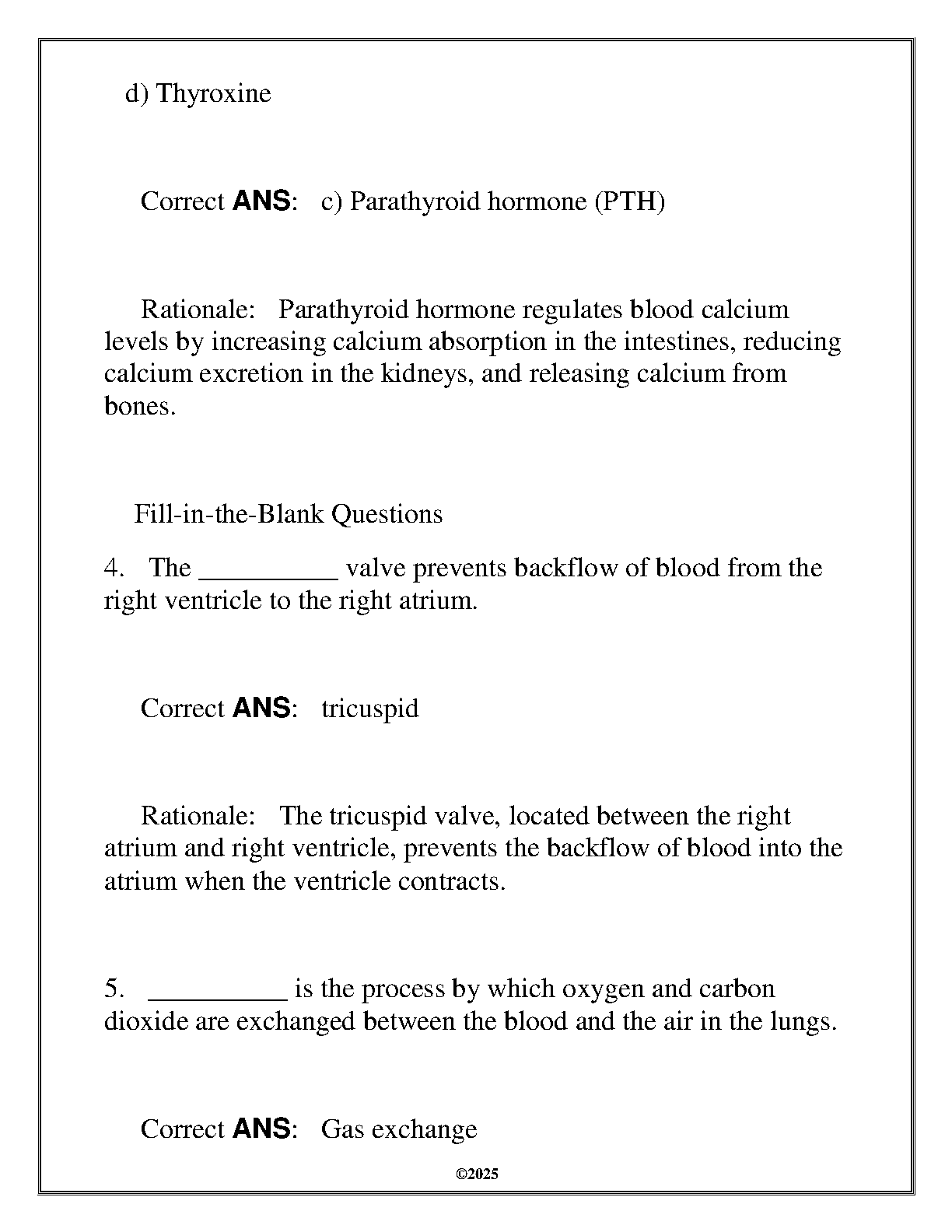 WGU BIO 1100 Anatomy Physiology 2025 FA Q&A Review IMG-3
