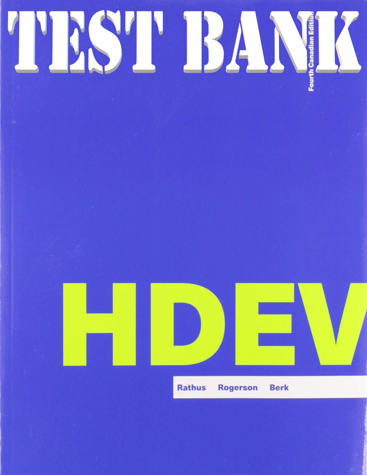 HDEV, 4th Canadian Edition by Rathus