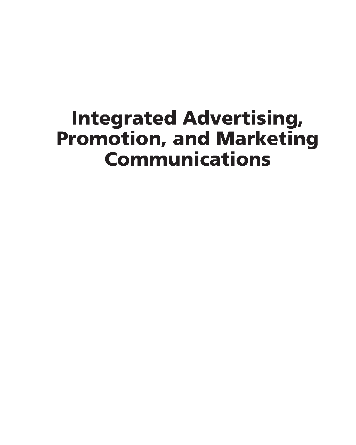 Marketing Test Bank Clow Baak 9th Ed