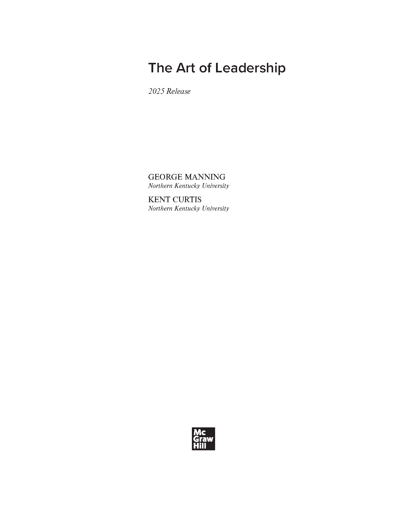 Art of Leadership Manning Curtis Test Bank Solutions