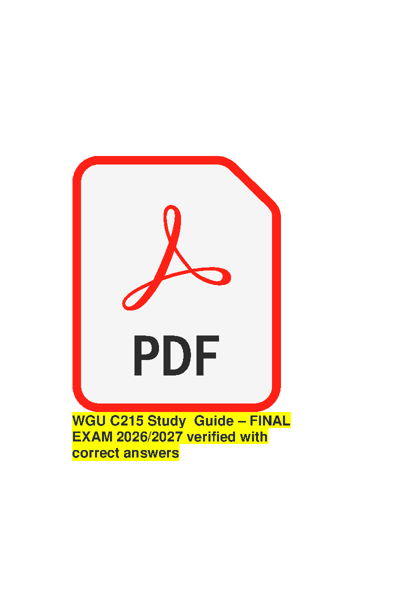 WGU C215 Operations Mgmt Study Guide 2025 Stevenson Ed 14 IMG-1