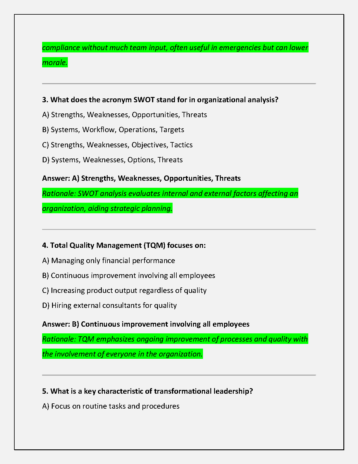 WGU C489 Practice Exam Questions & Rationales 2025