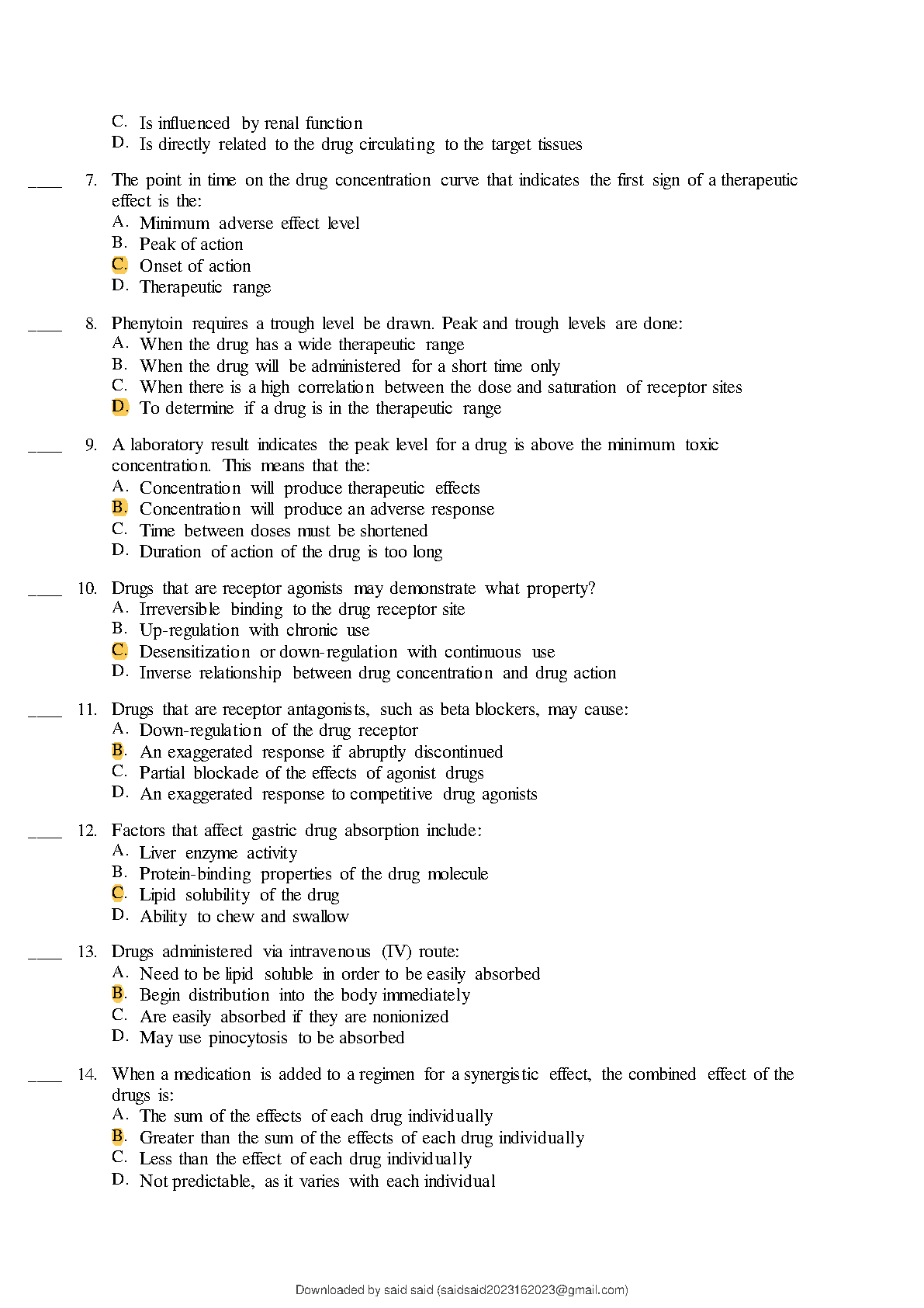 Nurse Practitioner Pharmacology Test Bank 2026/27 IMG-3