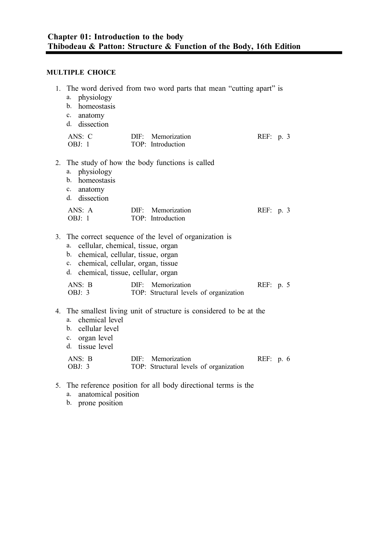 Memmler's Structure & Function of the Human Body 16th Editio IMG-3