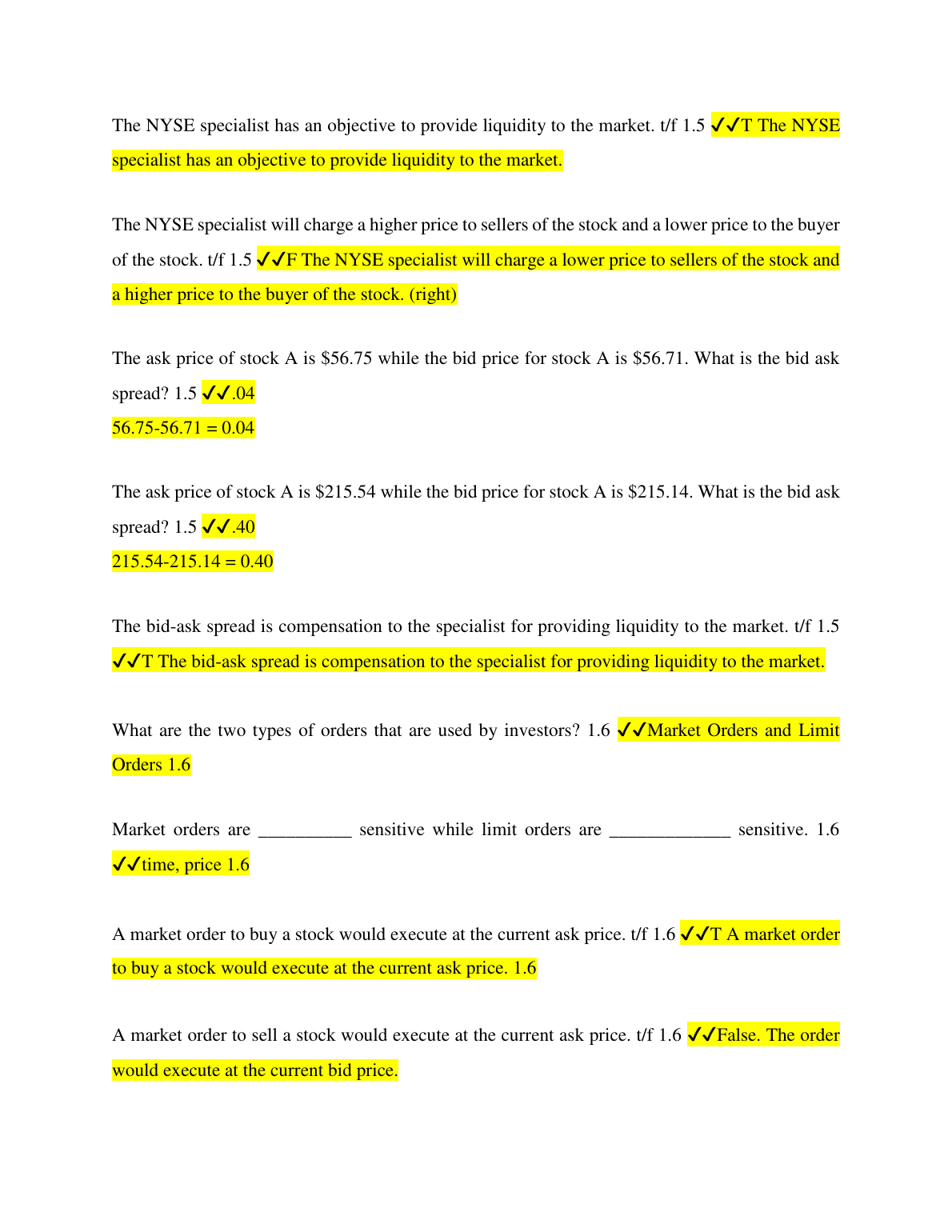 WGU C214 Financial Management Questions & Answers 2024 IMG-1