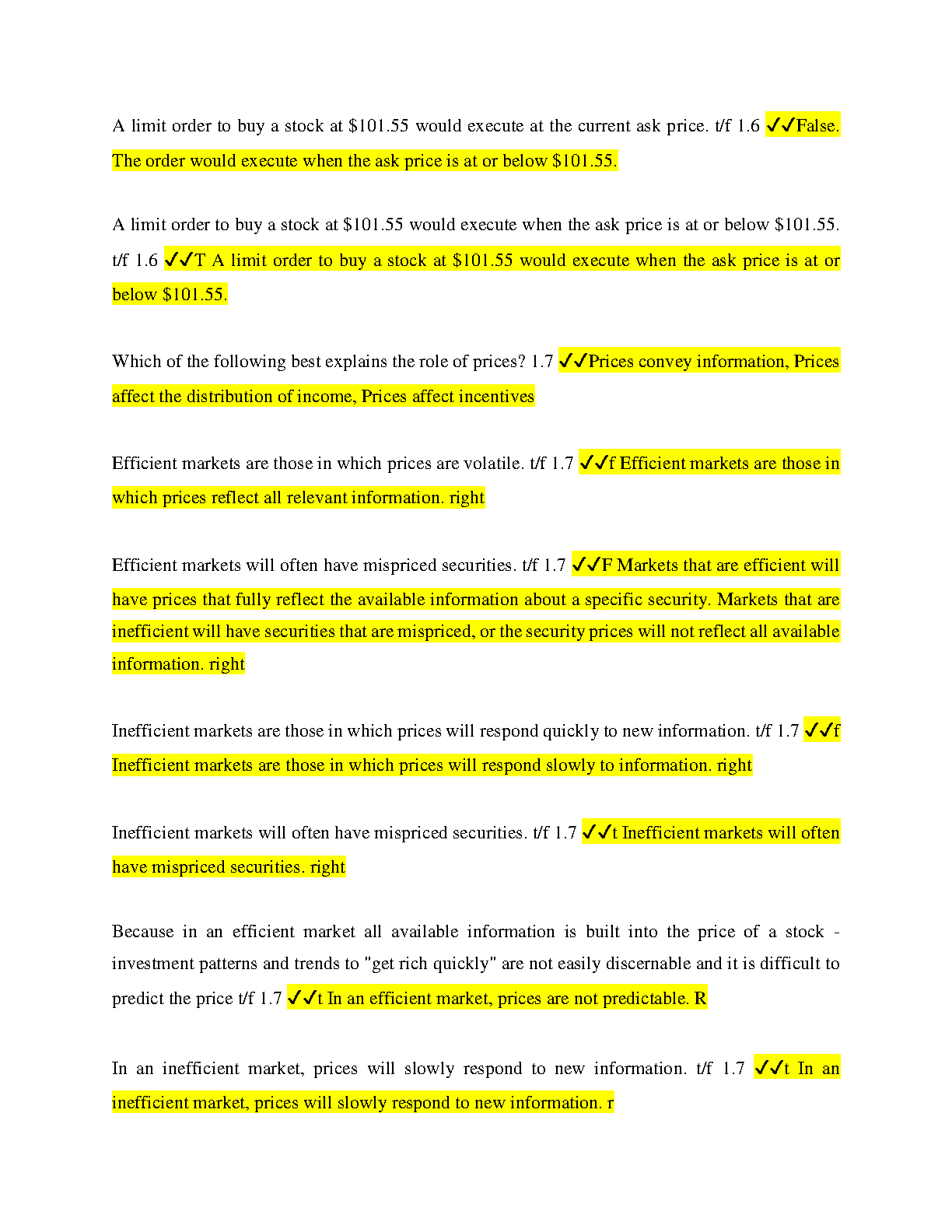 WGU C214 Financial Management Questions & Answers 2024 IMG-5