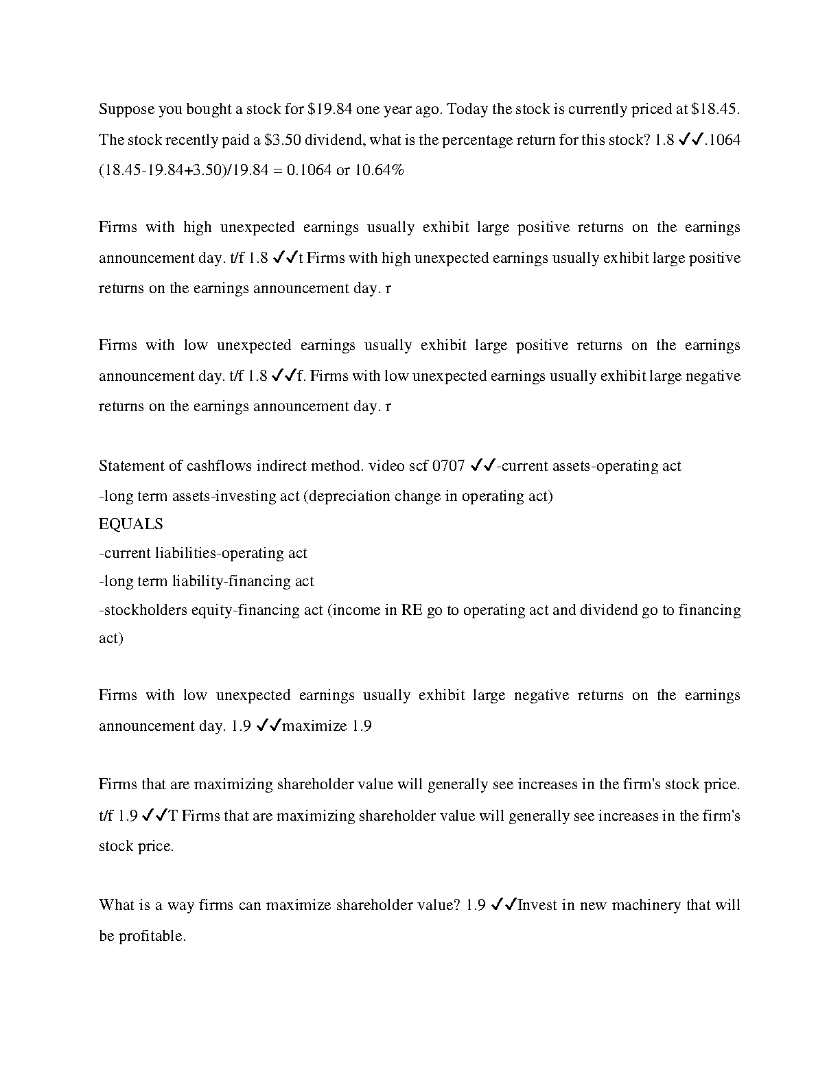 WGU C214 Financial Management Questions & Answers 2024 IMG-7