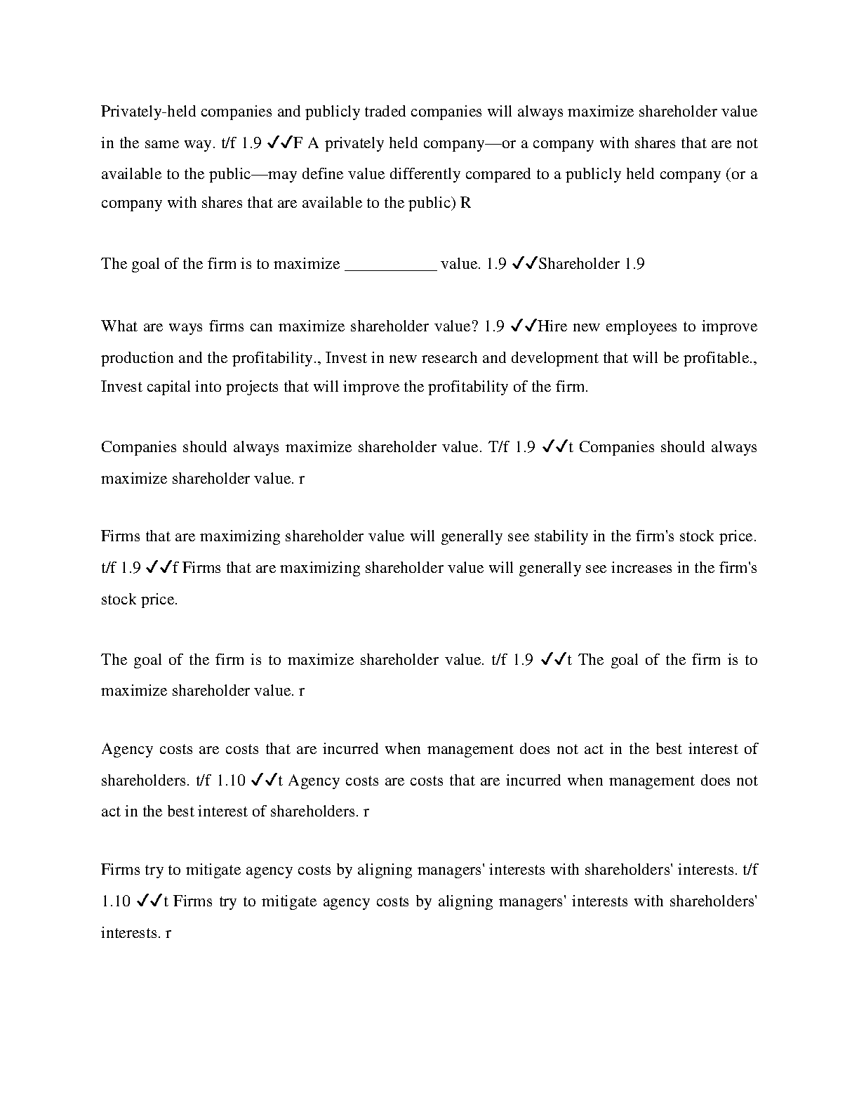 WGU C214 Financial Management Questions & Answers 2024 IMG-8
