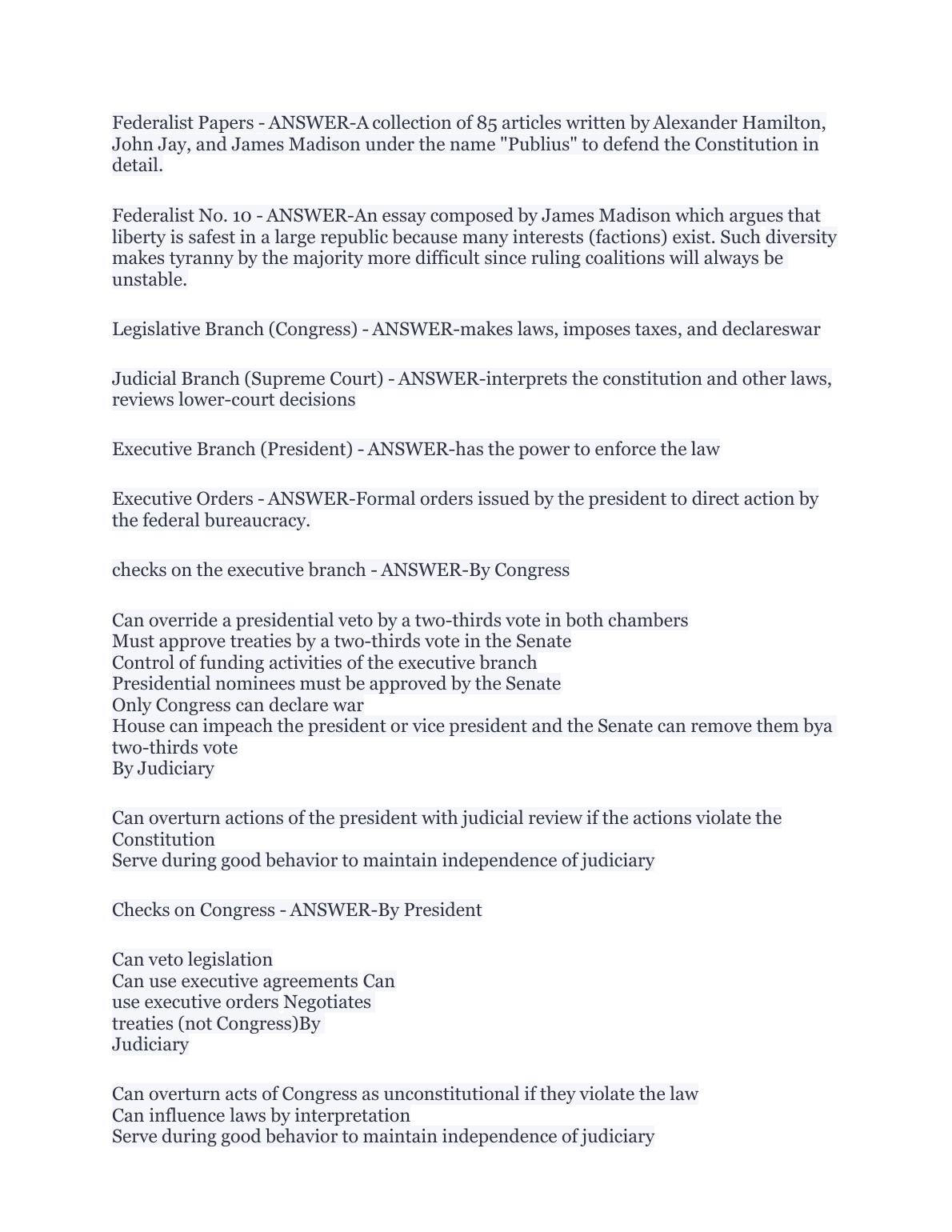 WGU C963 American Politics & Constitution Exam Study Guide IMG-1