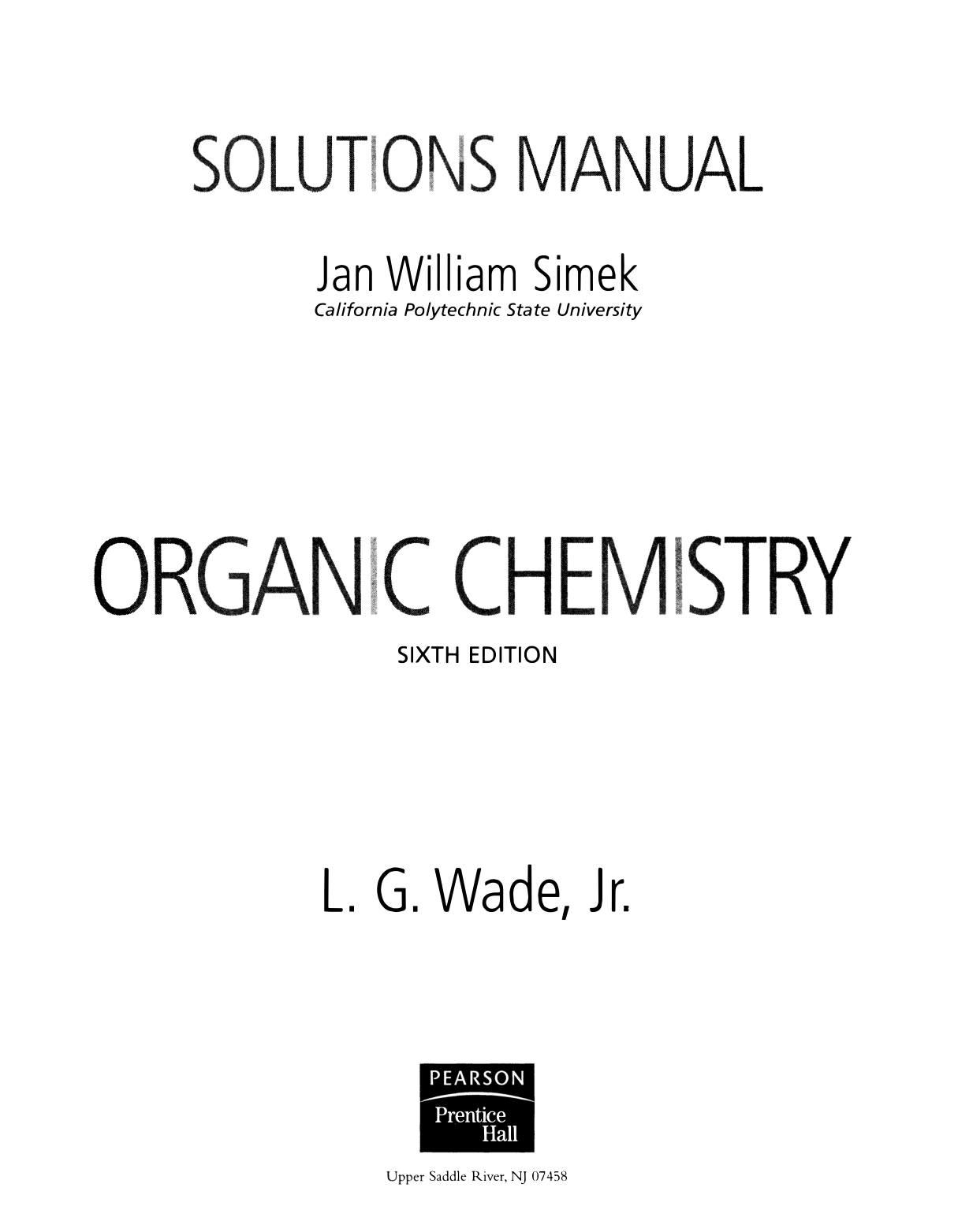 Organic Chemistry Sixth Edition SOLUTION MANUAL IMG-3