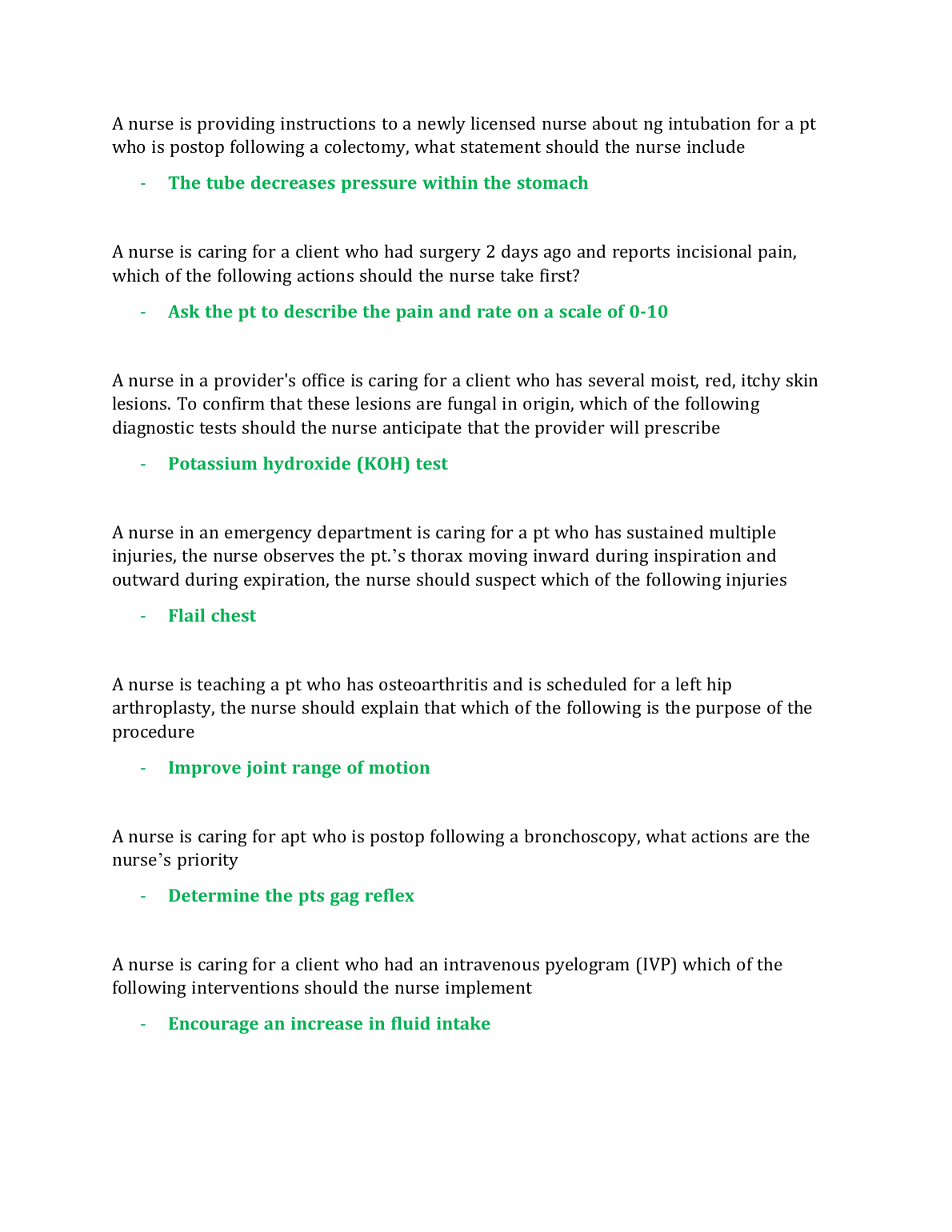 ATI Med Surg NCLEX Practice Test 2026/27 | ATI Capstone Prep