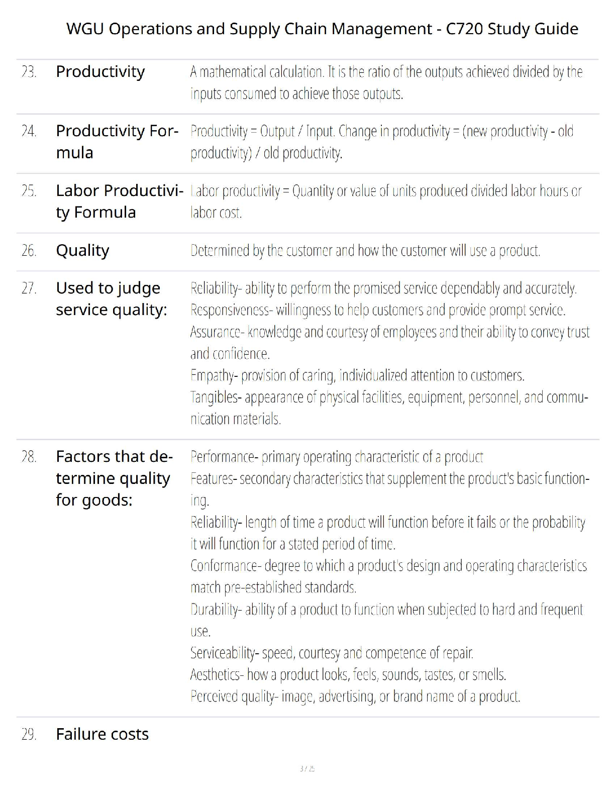 WGU C720 Operations & Supply Chain Study Guide 2025 IMG-3
