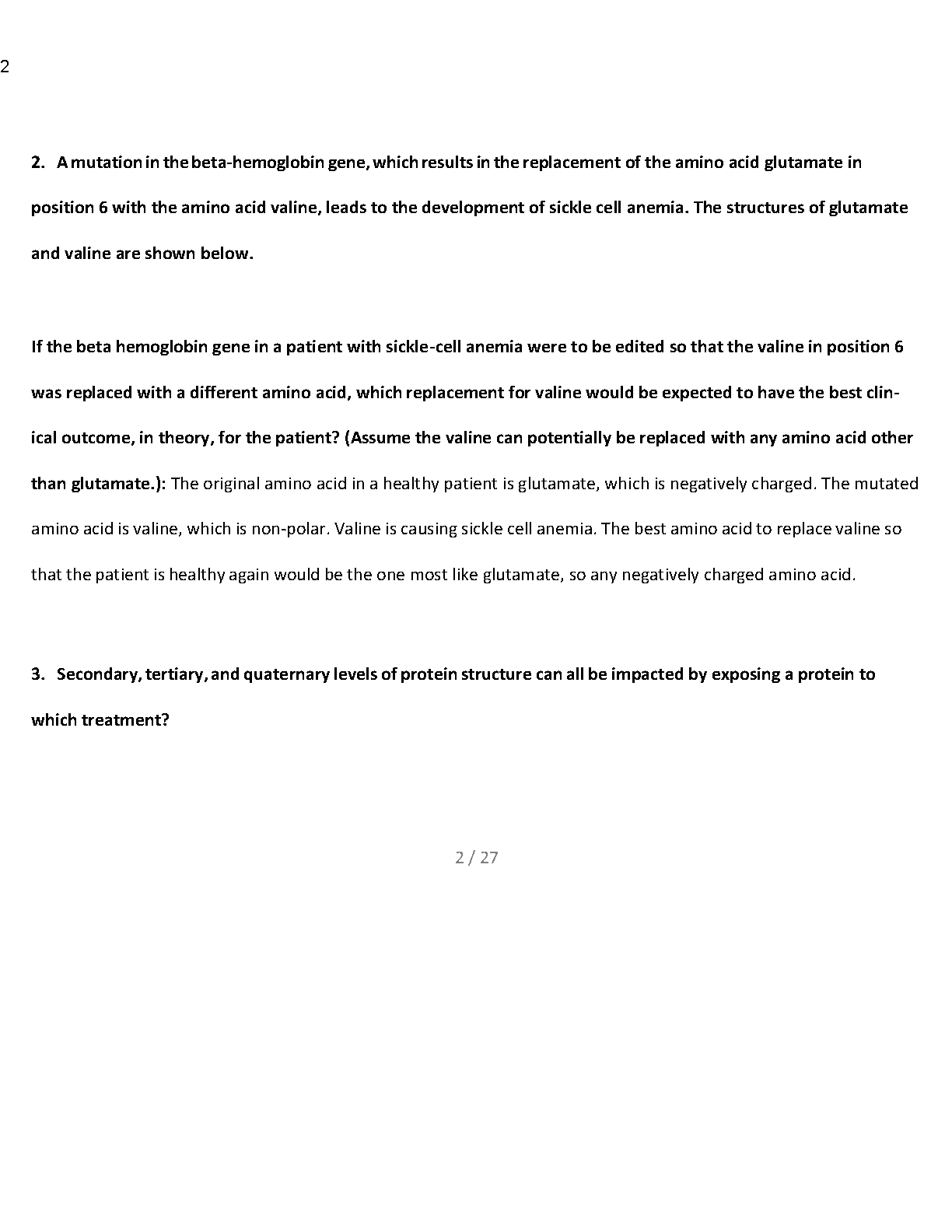 WGU C785 Biochemistry Test Bank 2025-2026 | Q&A with Rationale