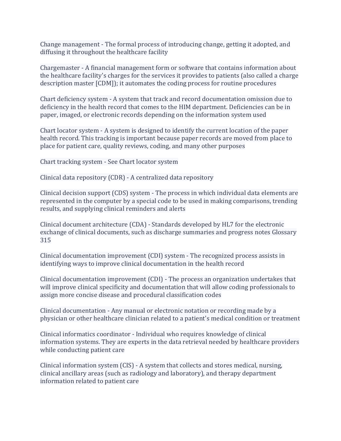 WGU D033 HIS Management Study Guide 2024/2025 Exam Prep IMG-1