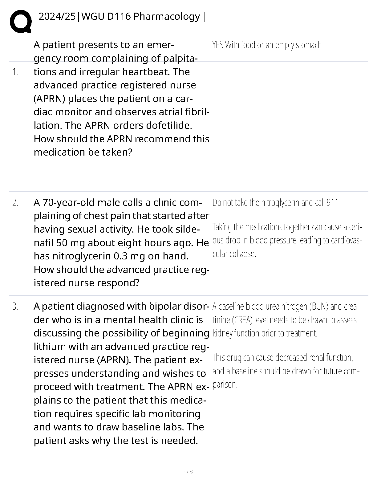 WGU D116 Pharmacology Study Guide for Exam Success IMG-1