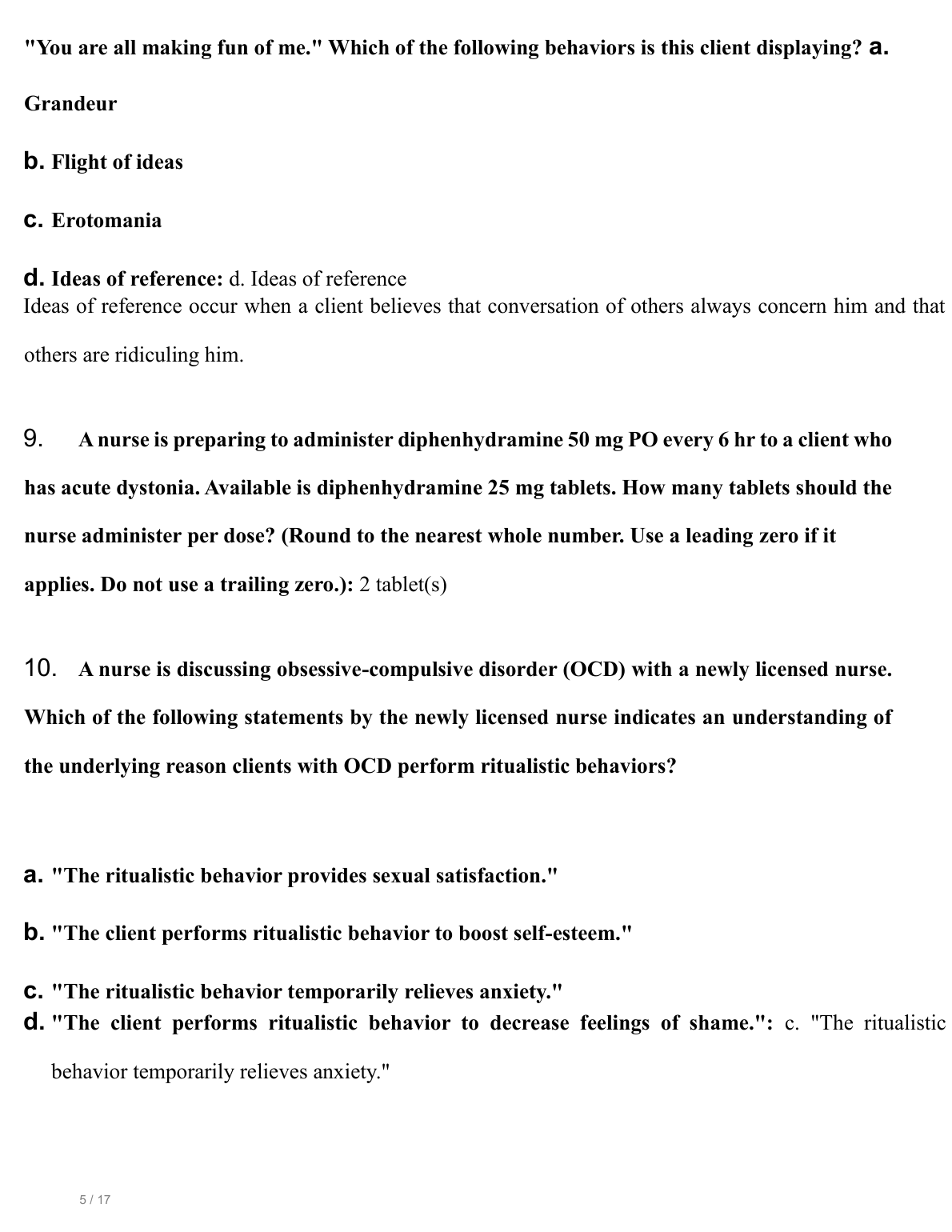 ATI Capstone Mental Health Exam Prep 2026/2027