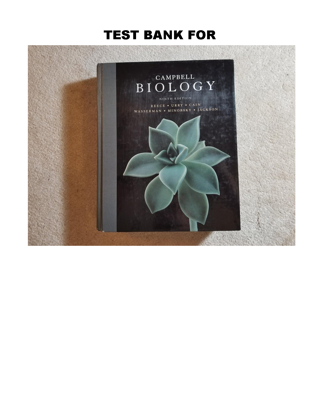 Campbell Biology 9th Edition TEST BANK IMG-1