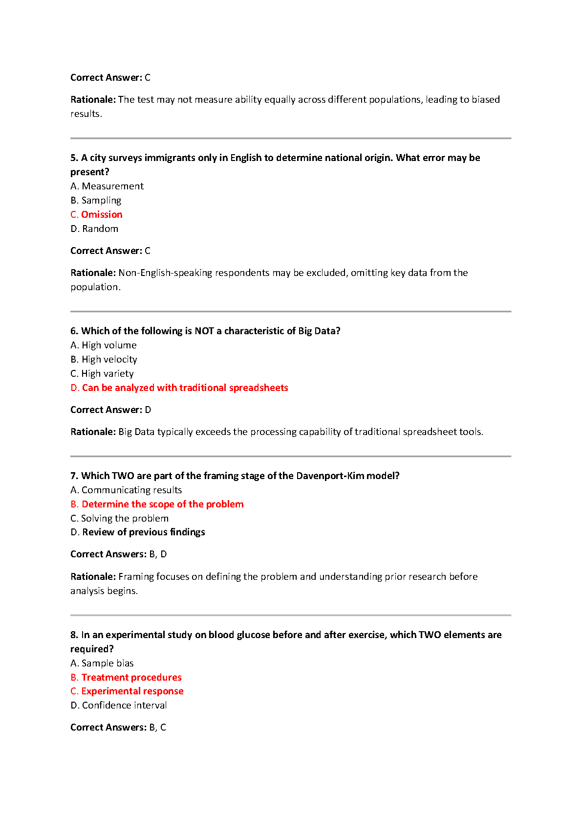 WGU C207 Test Bank: Data Driven Decision Making 2026