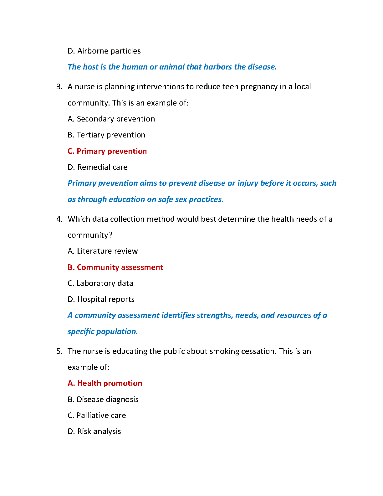 WGU C228 Final Exam Test Bank 2025 Nursing Questions