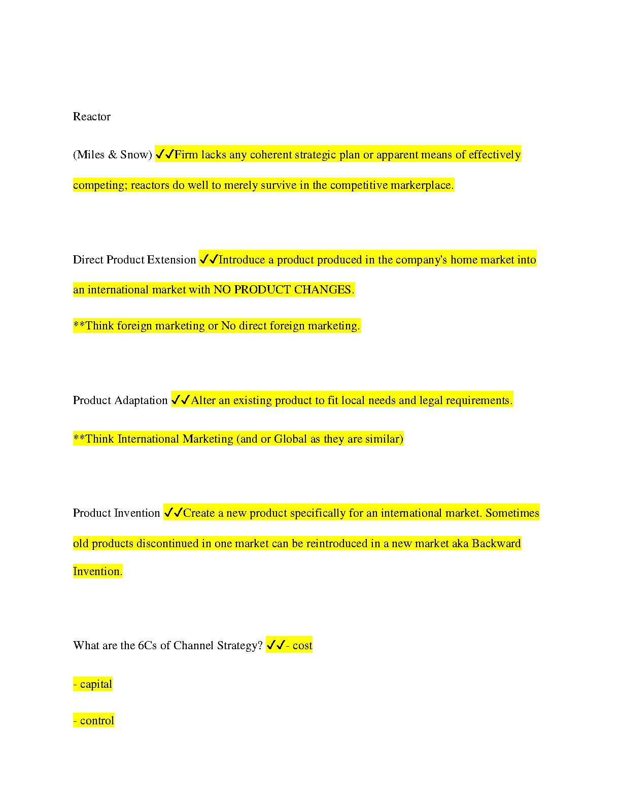 WGU D174 Miles & Snow Strategy Types Q&A Study Guide