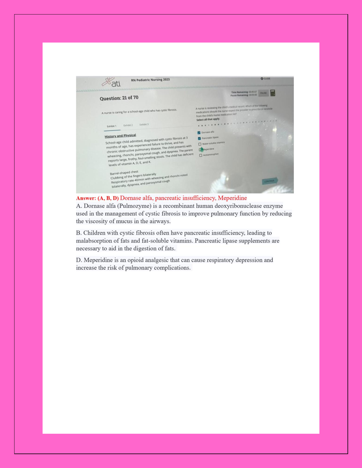 ATI Pediatric Nursing Test Bank 2027 | 70 Qs & Answers