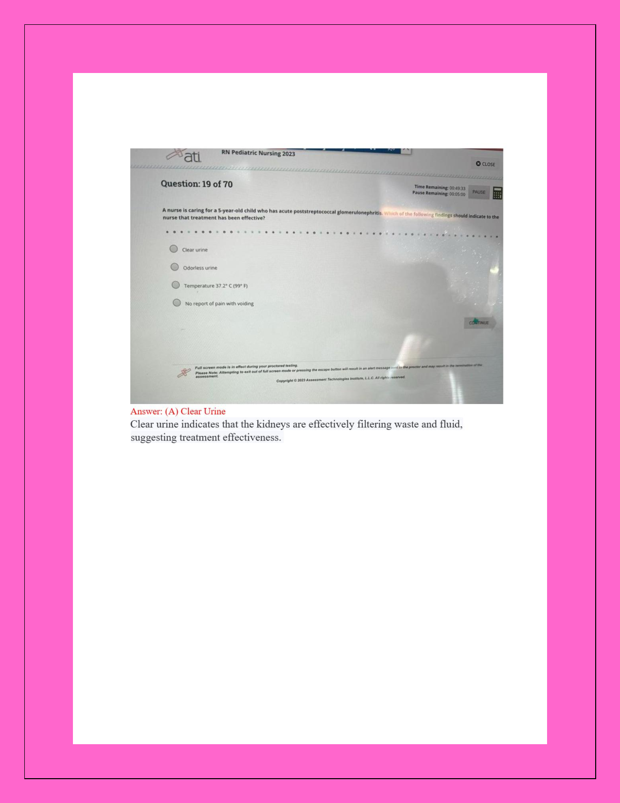 ATI Pediatric Nursing Test Bank 2027 | 70 Qs & Answers IMG-3