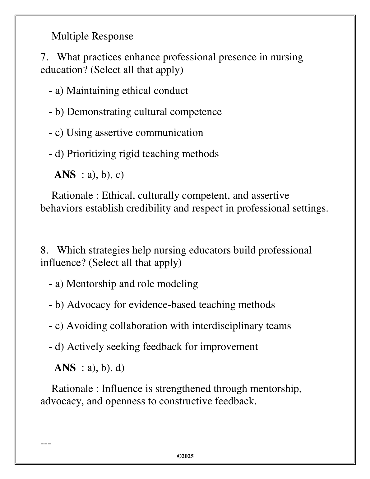 NURS 5201 Exam Review: Pro Presence Q&A (WGU) IMG-1