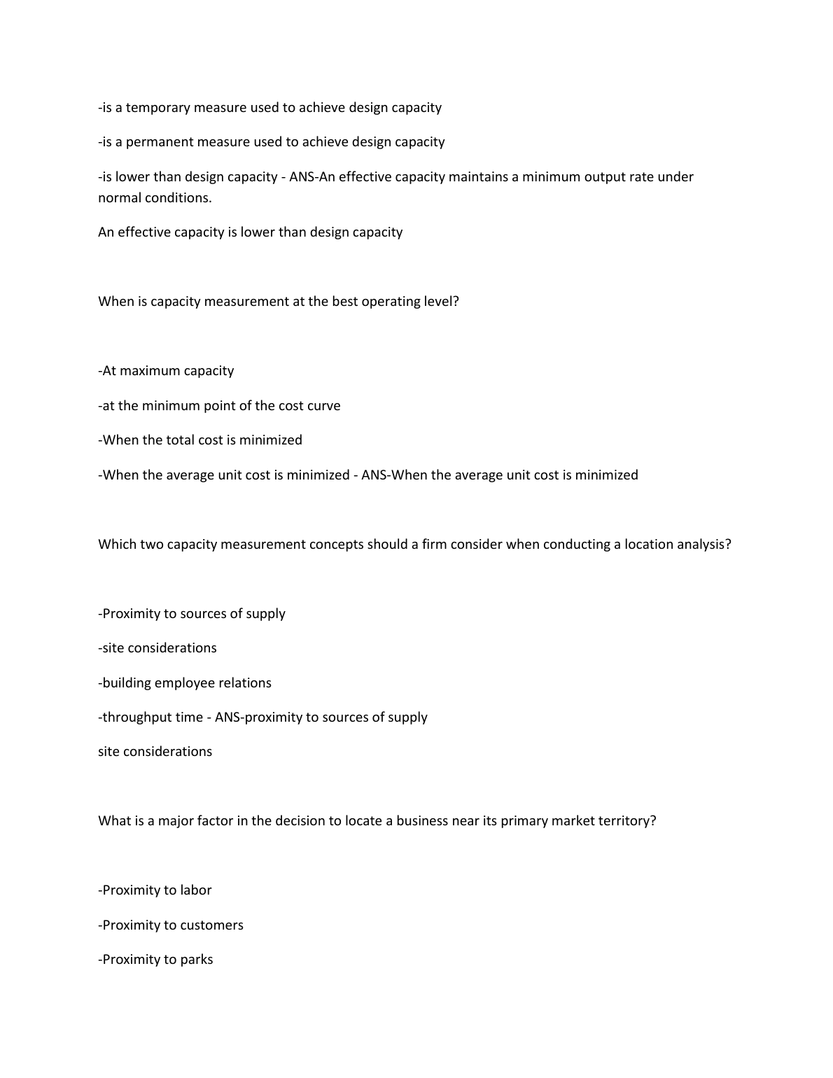 WGU C215 Operations Management Q&A 2024 Exam Prep IMG-3