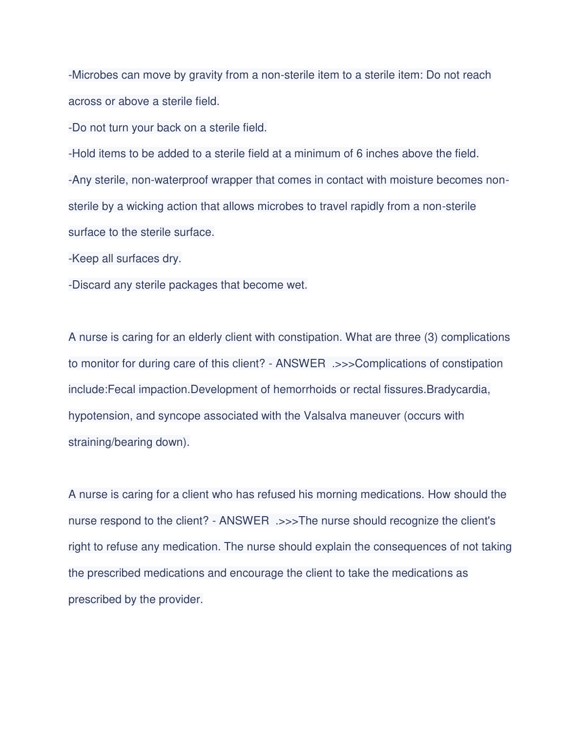 ATI Capstone Med Surg Review 2026/2027 Questions