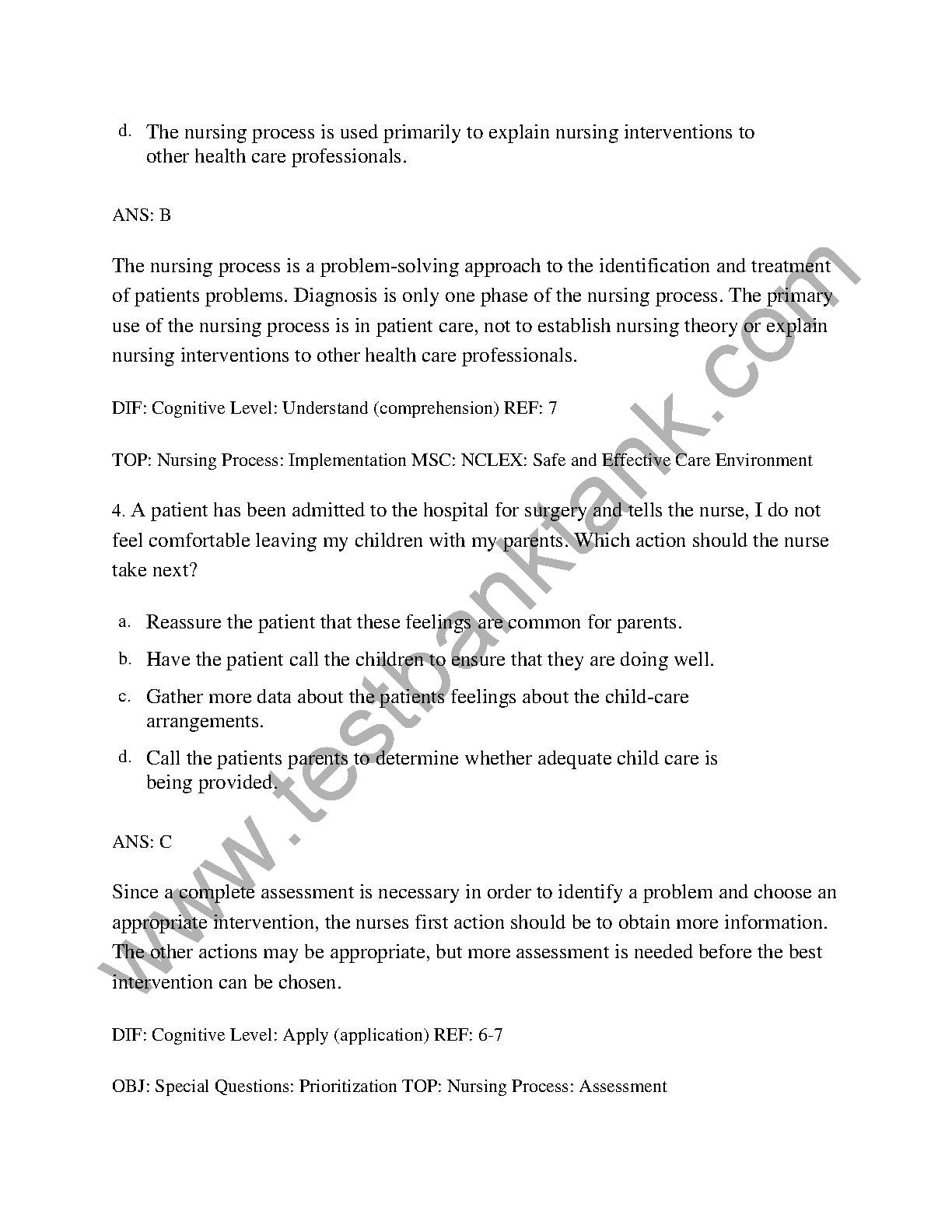 Lewis Med Surg Nursing Test Bank 11e Questions Rationales 2026/27 IMG-3