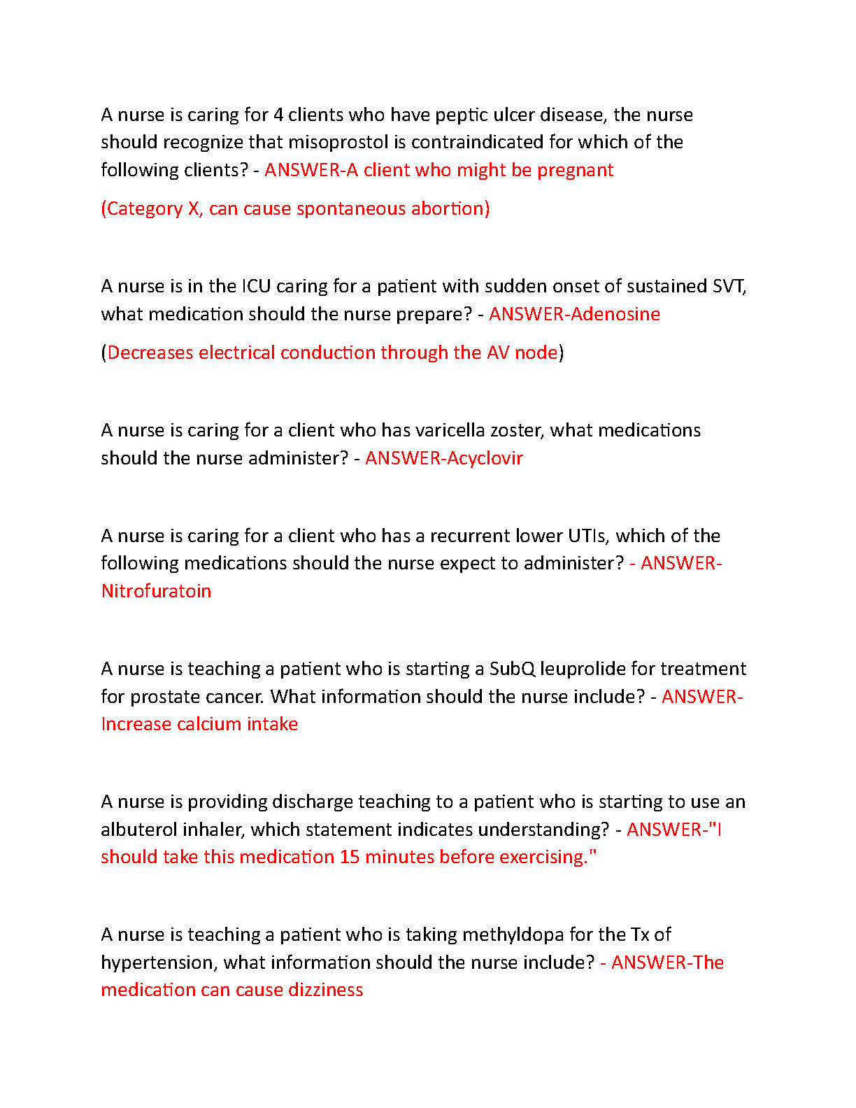 ATI Capstone Pharmacology Test Bank 2026/27 Nursing Exam Prep