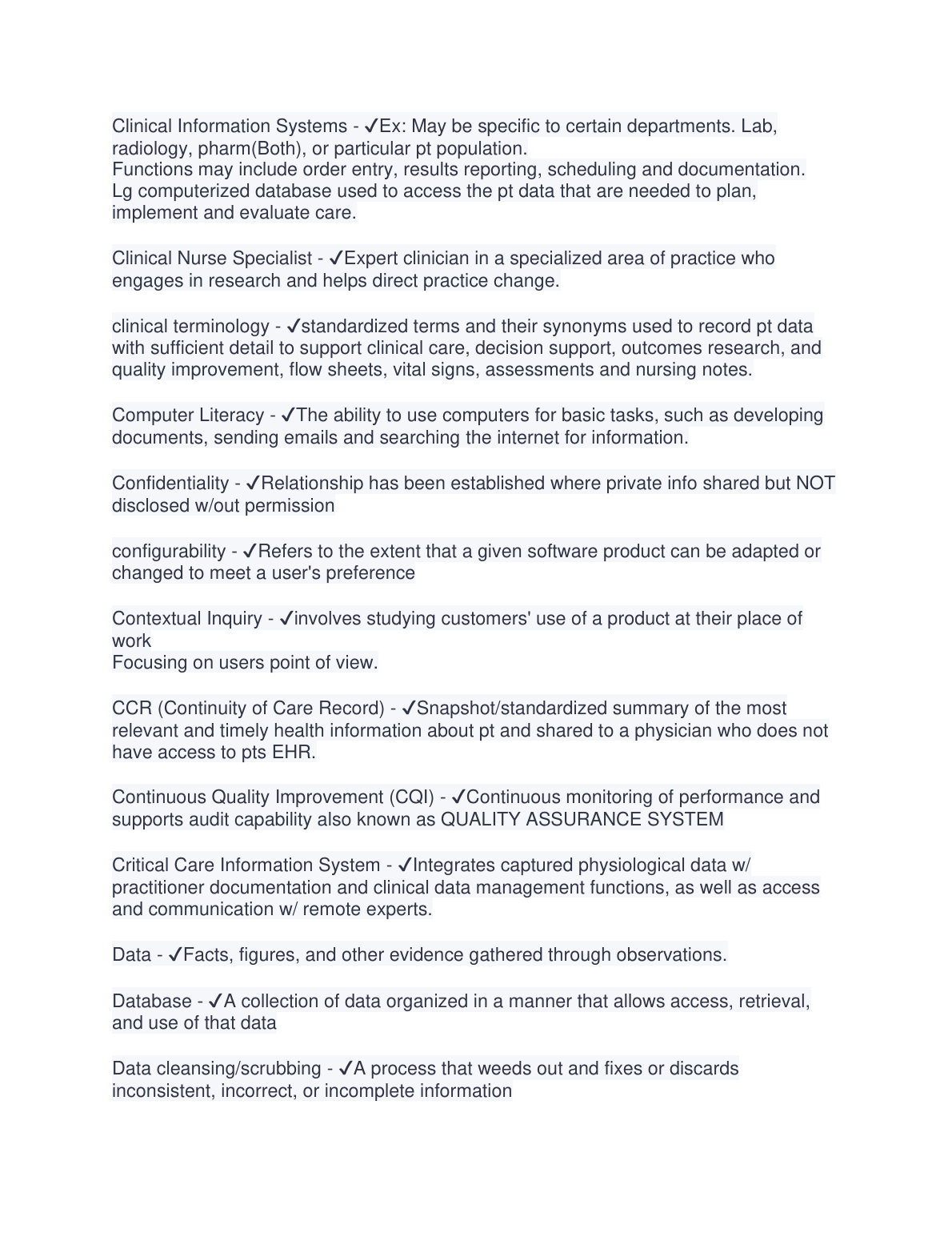 WGU D220 IT in Nursing Study Guide 2024/2025 IMG-1