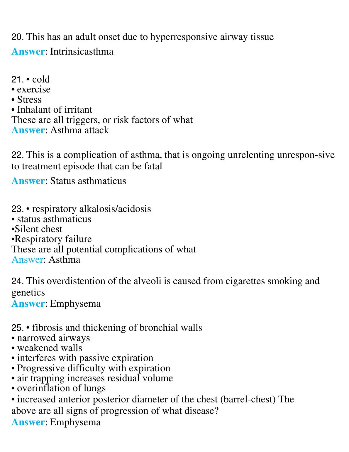 WGU D236 Patho Respiratory Complete Answers 2023-2024 IMG-1