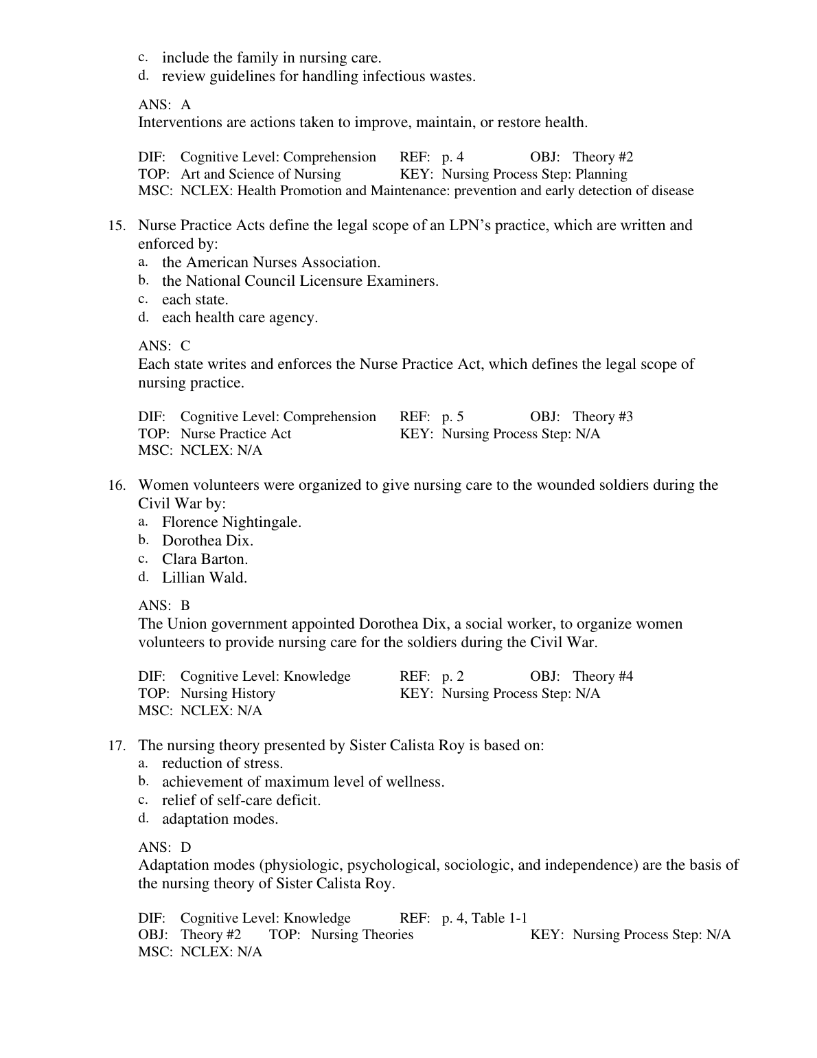 Fundamental Nursing Test Bank 2026/27 Practice Questions