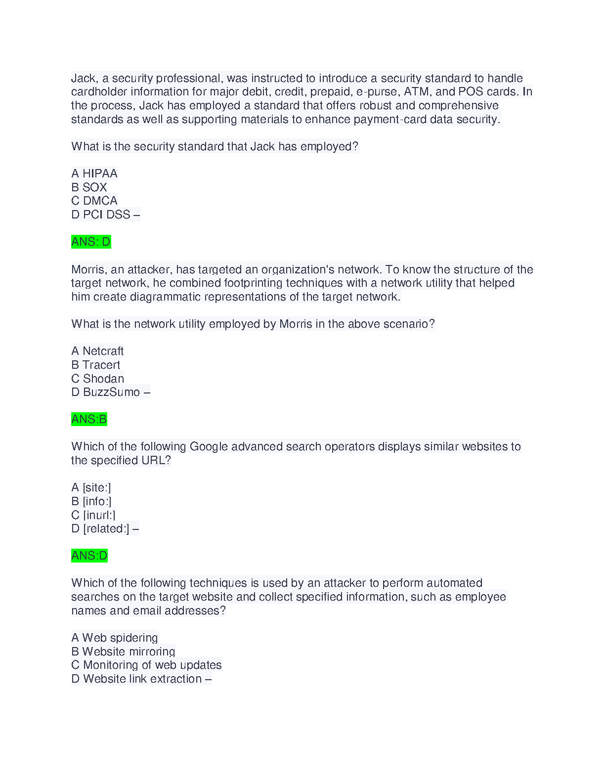 WGU C701 Ethical Hacking Practice Exam 124 Qs IMG-3