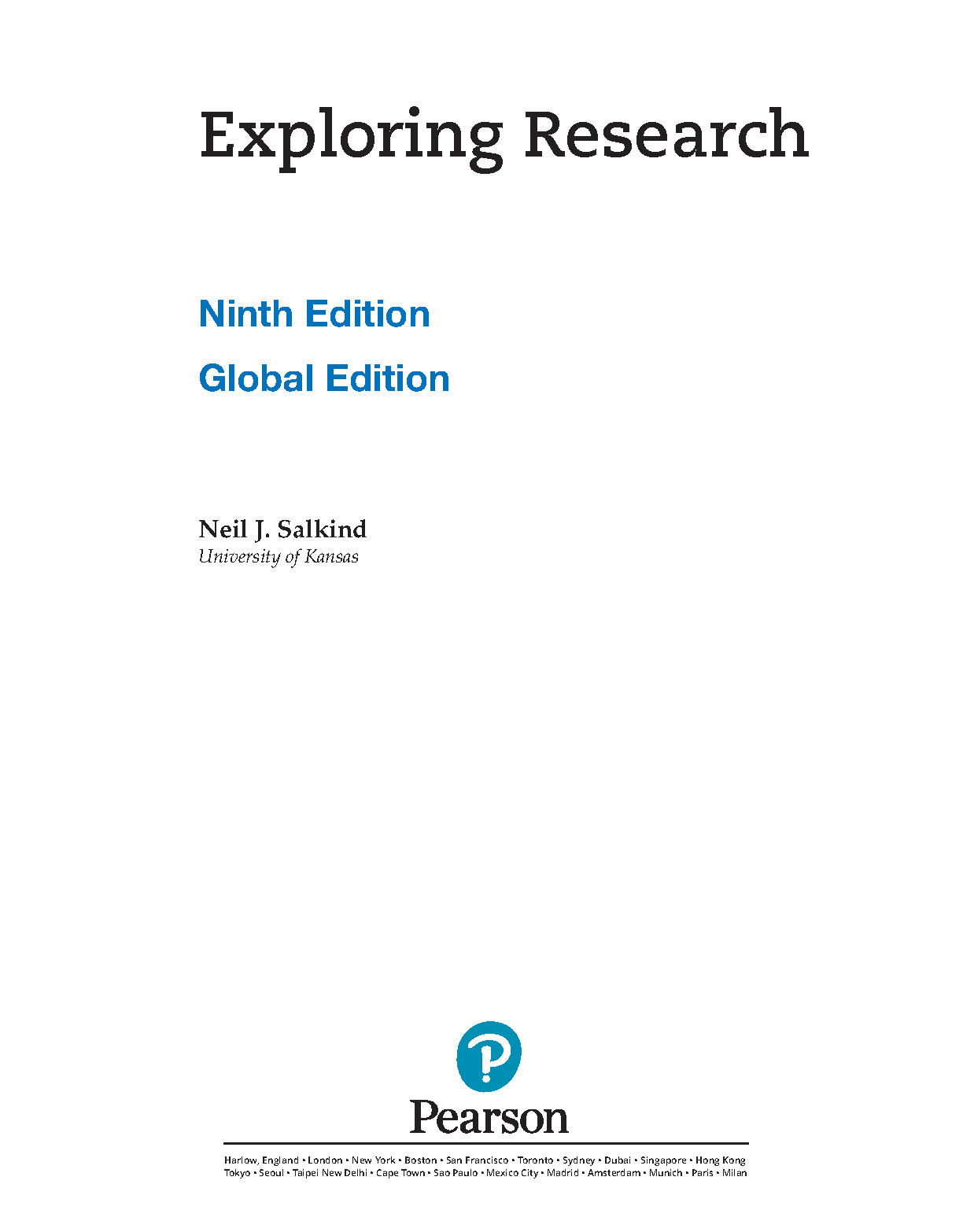 Exploring Research Test Bank and Solution Manual
