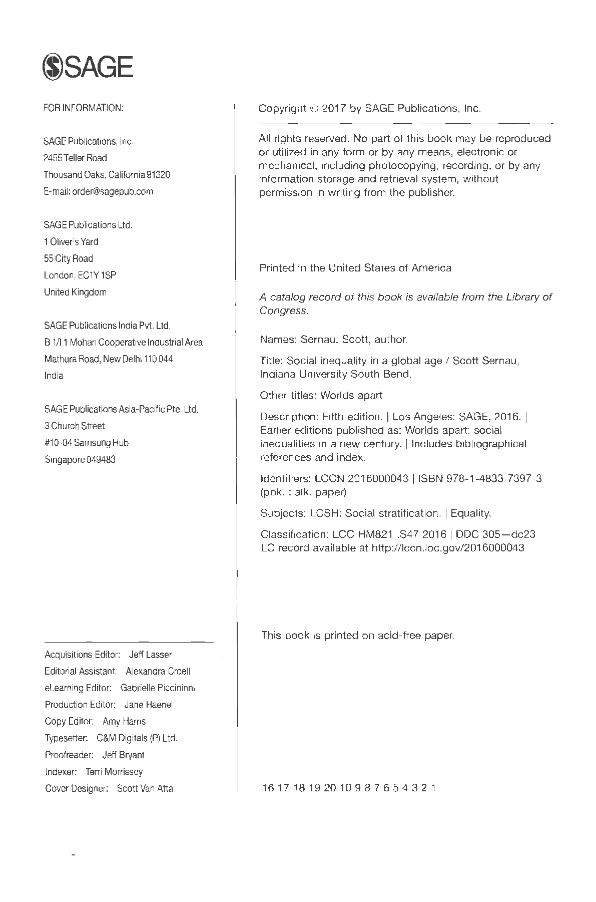 Social Inequality Test Bank Sernau 5th Ed IMG-3