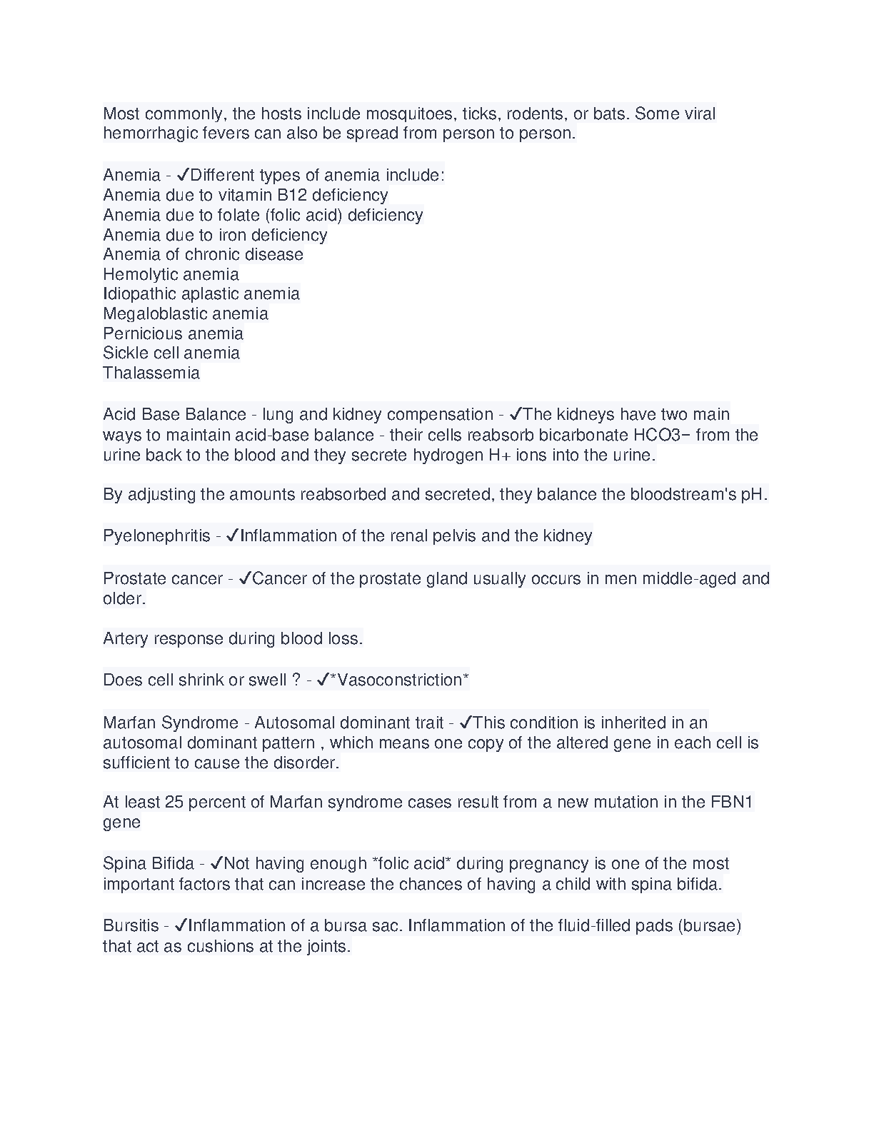 WGU D236 Pathophysiology Study Guide 2024/25