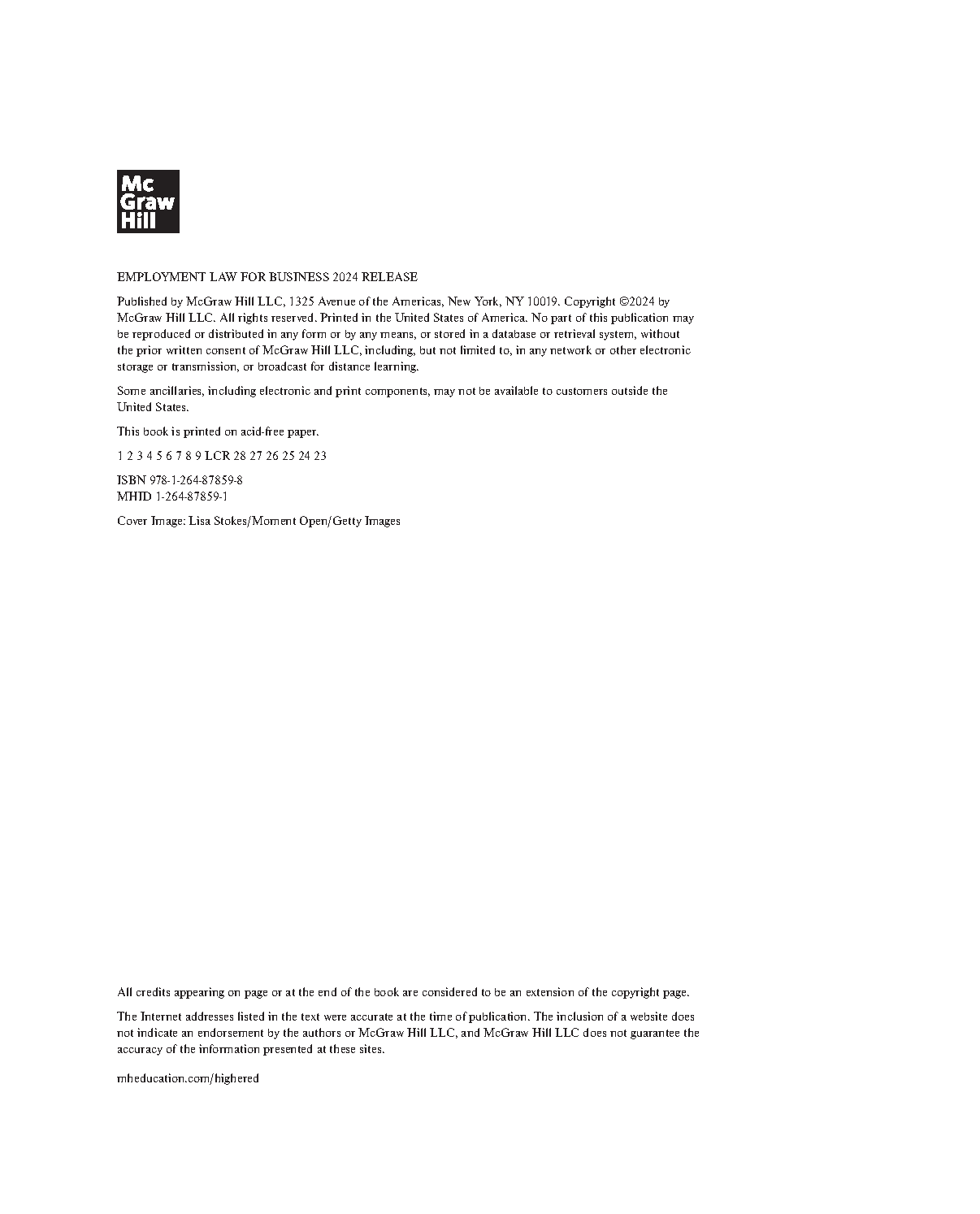 Employment Law Test Bank 2024 Berkley Daniels Kaplan IMG-3