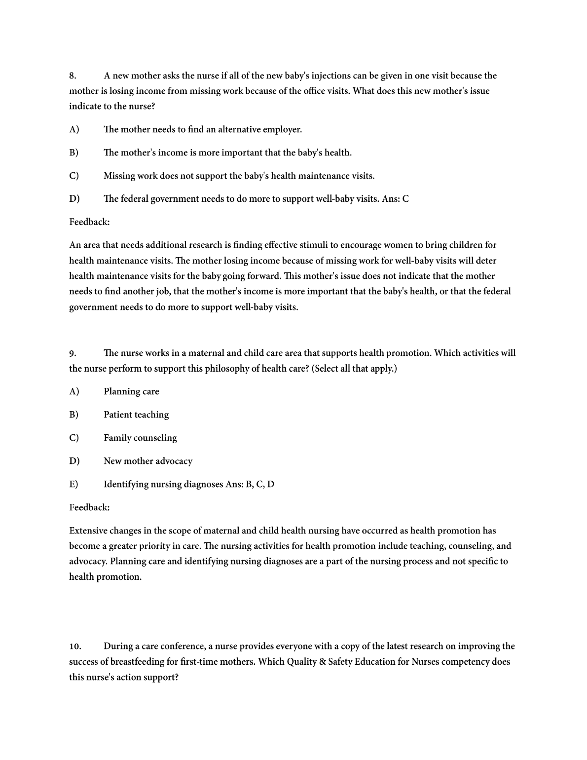 MCN Nursing Test Bank 2026/27 | 9th Ed. Silbert-Flagg