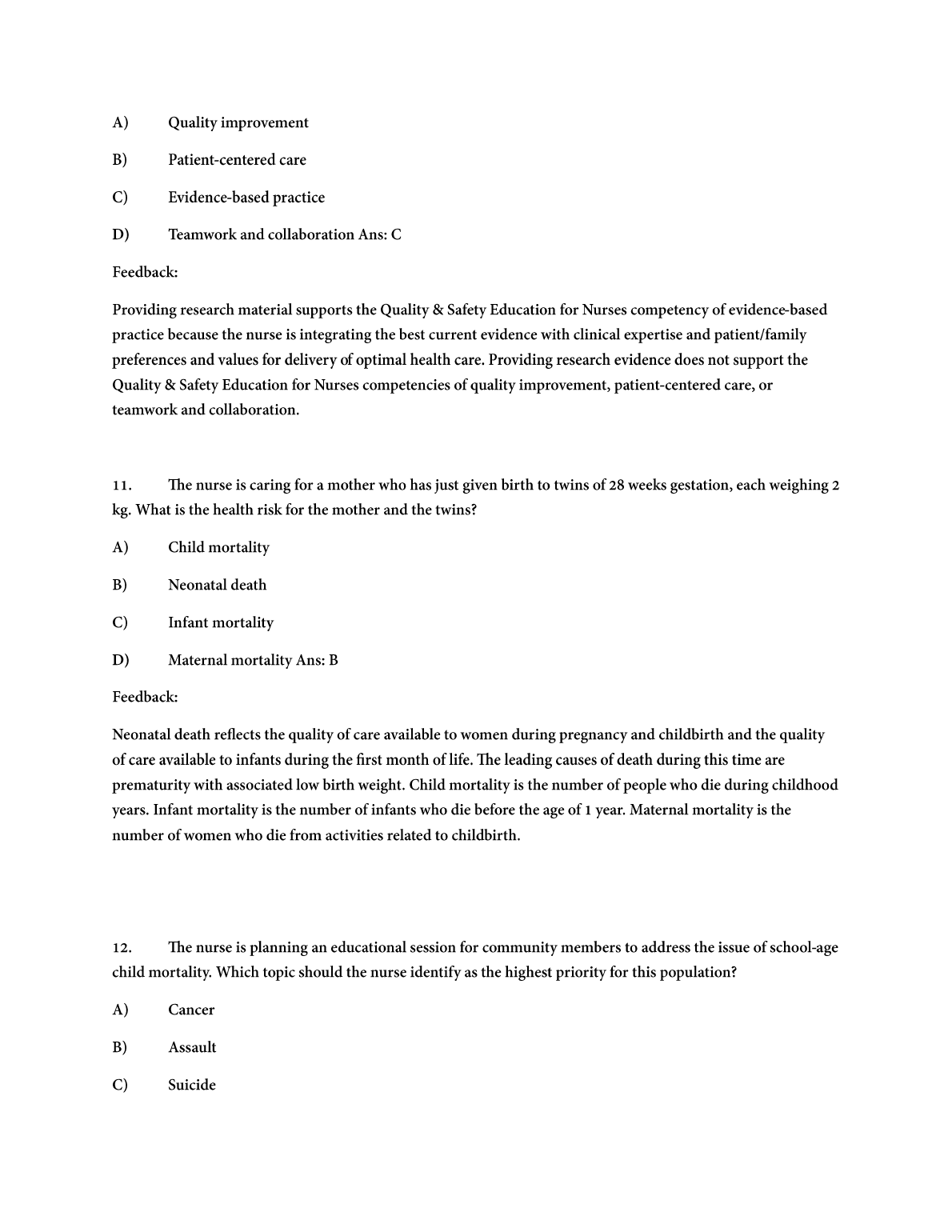 MCN Nursing Test Bank 2026/27 | 9th Ed. Silbert-Flagg IMG-3