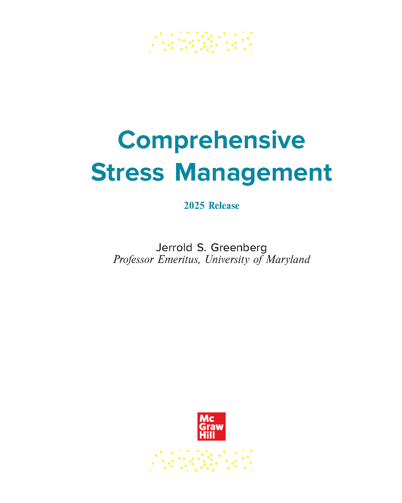 Stress Mgmt Test Bank 16e Greenberg 2026