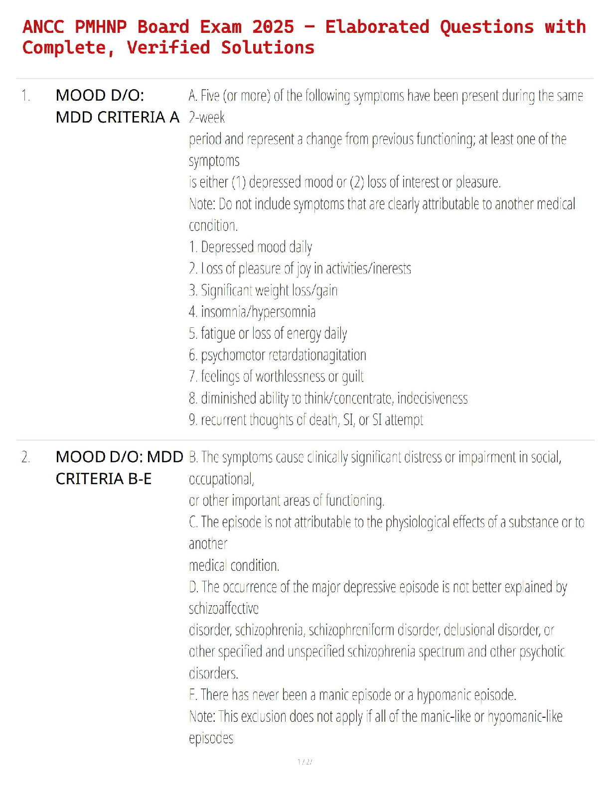 PMHNP Board Exam 2026 Practice Questions and Solutions IMG-1