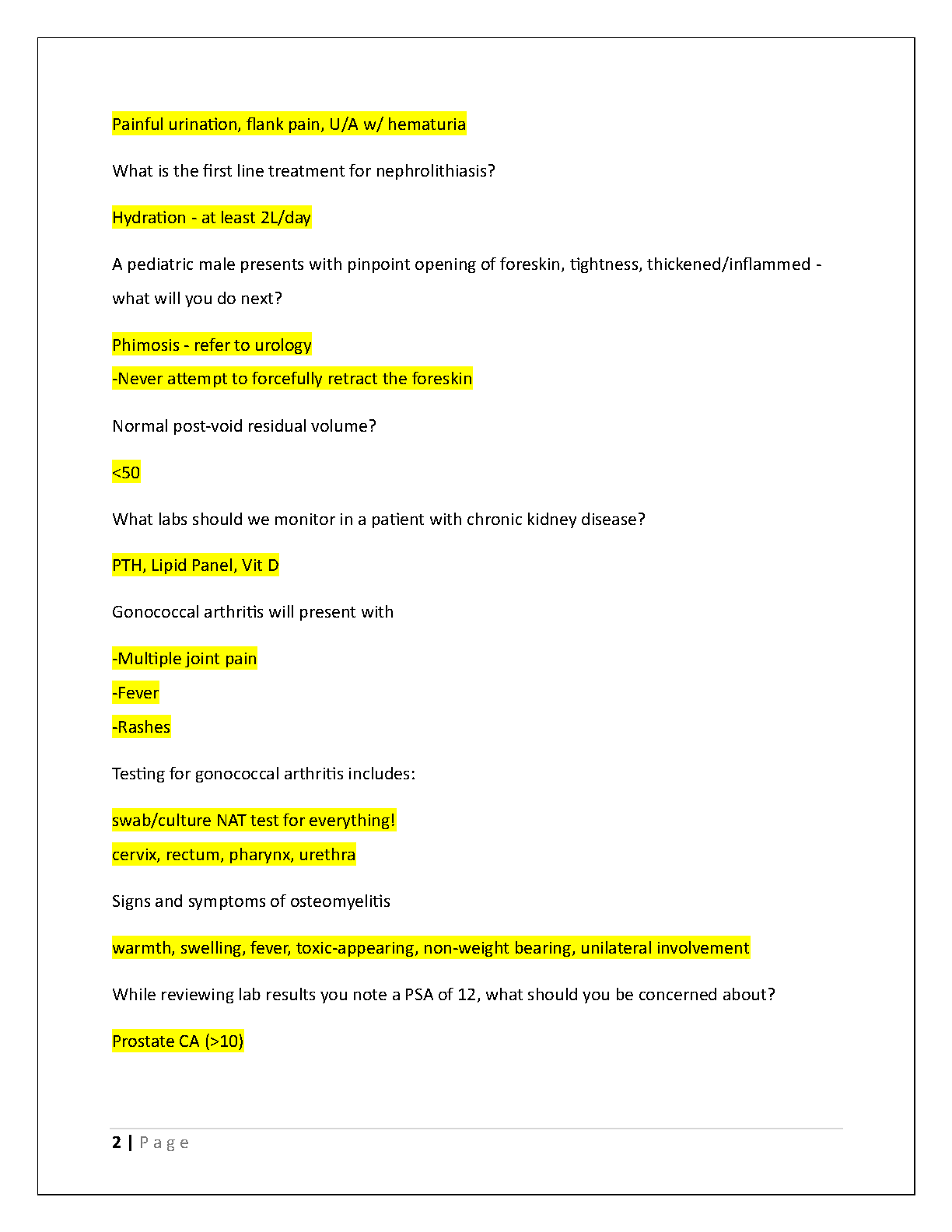 GCU FNP 652 Final Exam Study Guide 2026